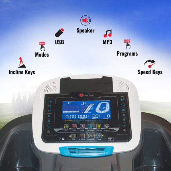 TDA-350® Motorised Treadmill with 400m Track UI - Image 6