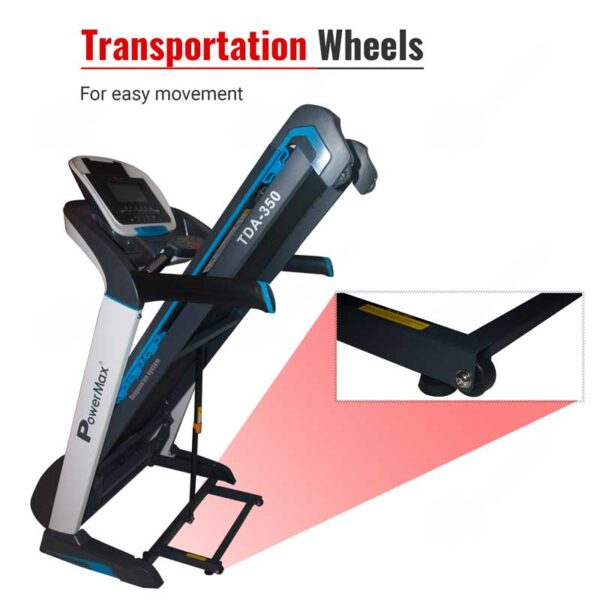 TDA-350® Motorised Treadmill with 400m Track UI - Image 11
