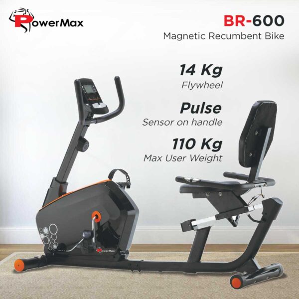 BR-600 Magnetic Recumbent Bike - Image 2