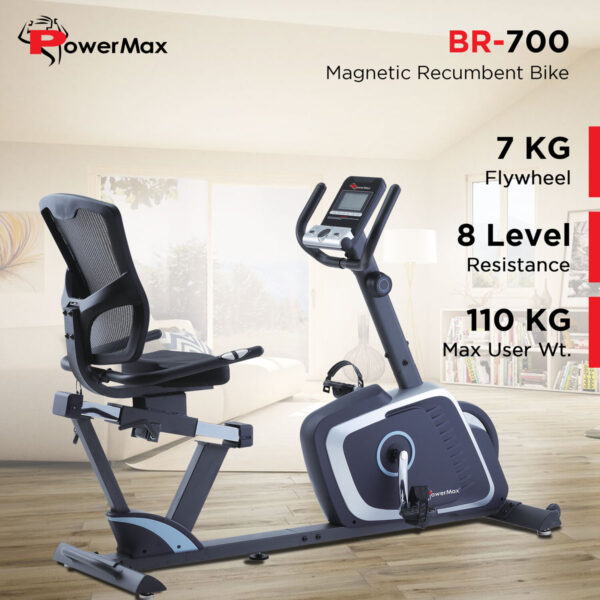 BR-700 Magnetic Recumbent Bike - Image 2