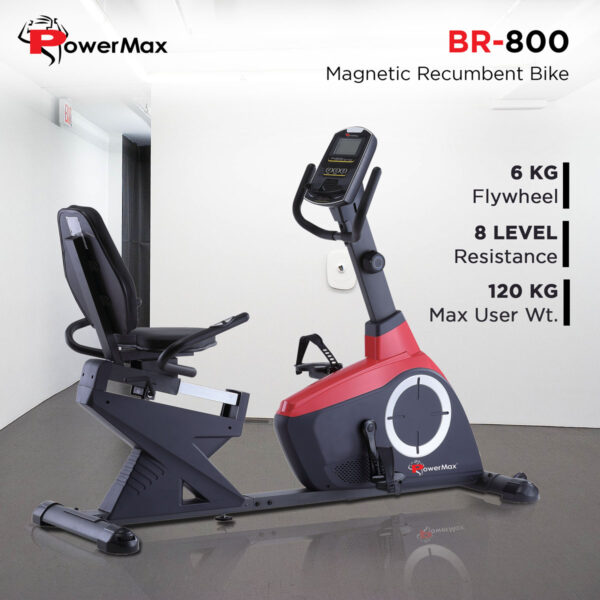 BR-800 Magnetic Recumbent Bike - Image 2