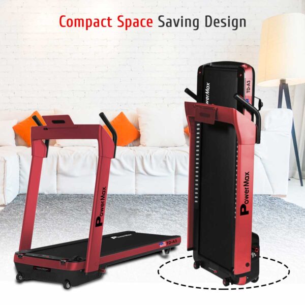 UrbanTrek™ TD-A3 Premium Series Home Use Treadmill with Android & iOS App - Image 8