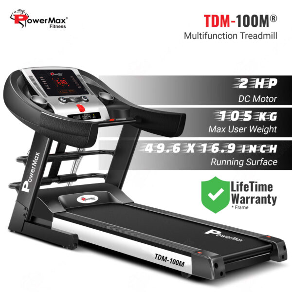 TDM-100M®  Semi-Auto Lubrication Multifunction Treadmill - Image 2