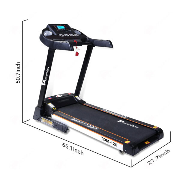 TDM-125® Semi-Auto Lubricating Treadmill with Android & iOS App - Image 6