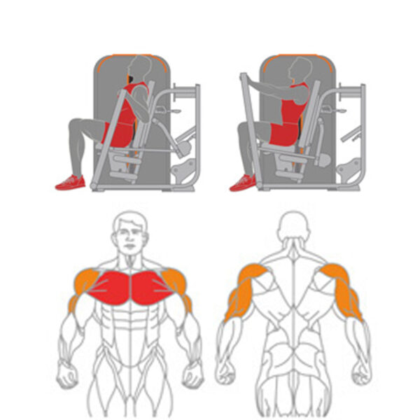 O-001 Converging Chest Press - Image 2