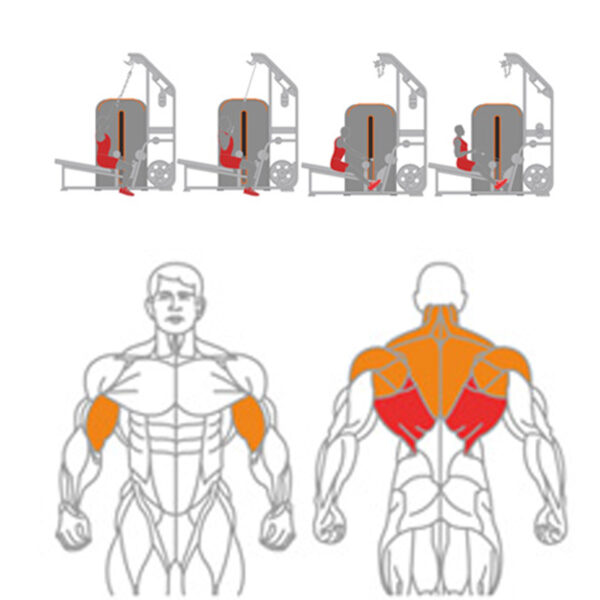 O-012A Lat Pull down & Seated Row - Image 8