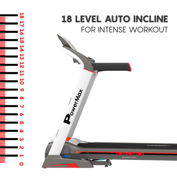 TAC-400® Semi-Commercial AC Motorized Treadmill with Android & iOS App - Image 4