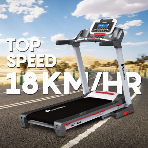 TAC-400® Semi-Commercial AC Motorized Treadmill with Android & iOS App - Image 5