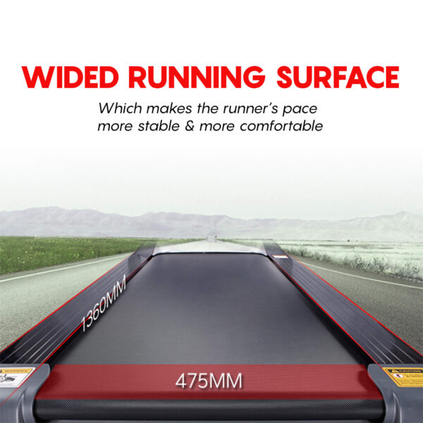 TAC-400® Semi-Commercial AC Motorized Treadmill with Android & iOS App - Image 7
