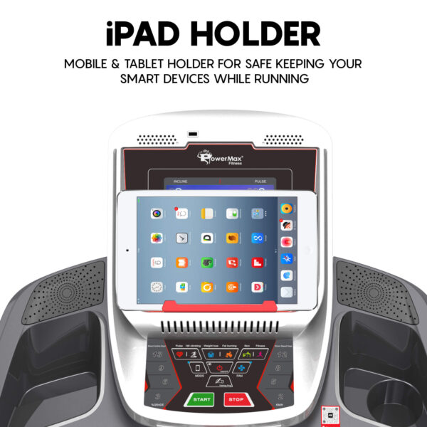TAC-515® Semi-Commercial AC Motorized Treadmill with Android & iOS App - Image 10