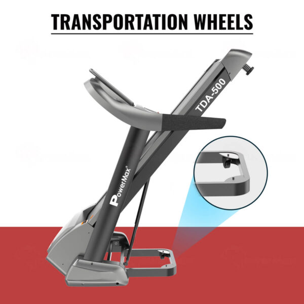 TDA-500® Semi Auto lubrication Treadmill with 3D Smart Touch keys - Image 7