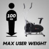 EH-200 Elliptical Cross Trainer with Hand Pulse - Image 7