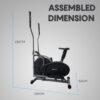 EH-200 Elliptical Cross Trainer with Hand Pulse - Image 9