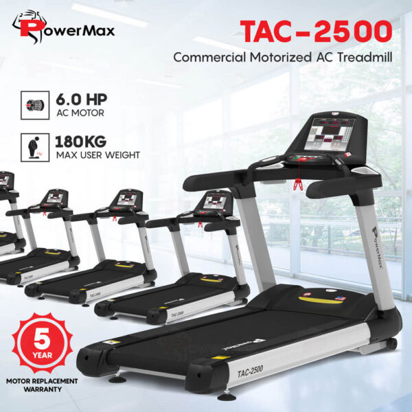 TAC-2500® Commercial Motorized AC Treadmill - Image 2