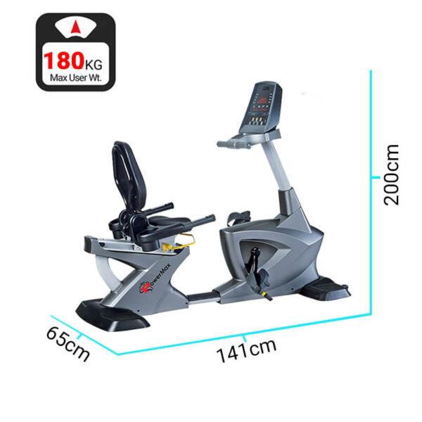 BR-3000C Commercial Recumbent Bike - Image 6