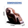 Indulge PMC-4768L Massage Chair /  Zero Gravity & L shape - Image 8
