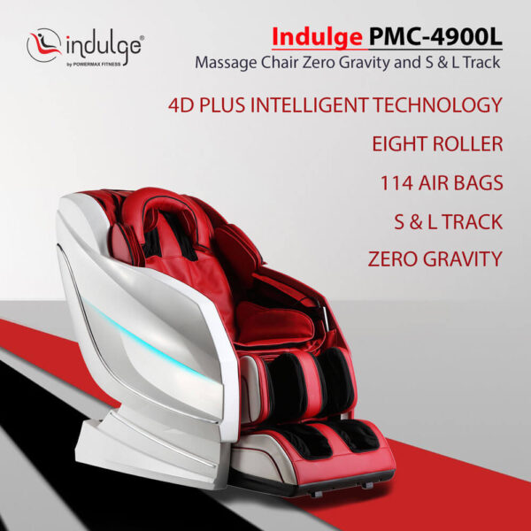 Indulge PMC-4900 Massage Chair  Zero Gravity and S & L Track - Image 6