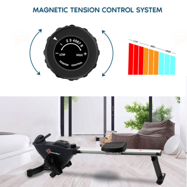 RH-200 Rowing Machine with Digital Display for Home use - Image 7