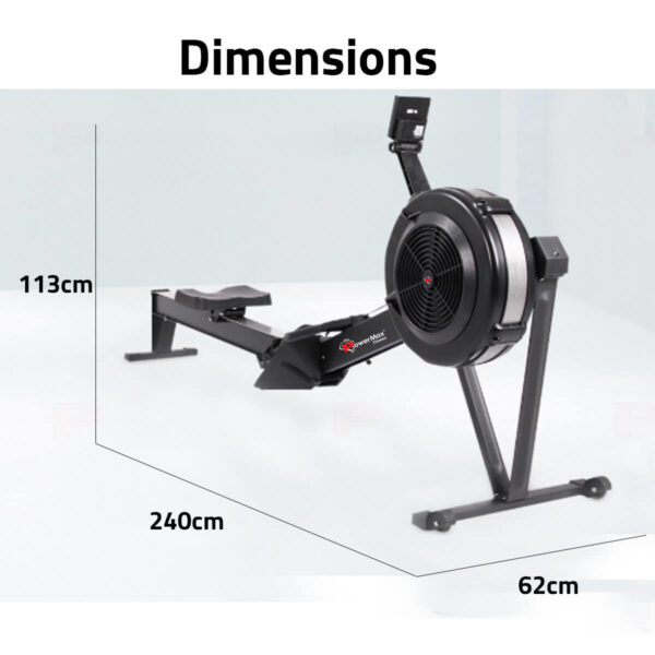 RAC-2500 Air Rowing Machine with LCD Display for Commercial use - Image 6