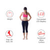BSD-5 Super White Glass Digital Personal Bathroom Body Weight Scale - Image 3