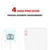 BSD-5 Super White Glass Digital Personal Bathroom Body Weight Scale - Image 5