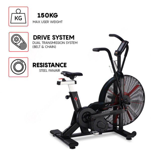 BA-2500C Commercial Air Bike - Image 3
