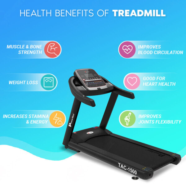 TAC-1500® Commercial AC Motorized Treadmill with Mobile App - Image 6