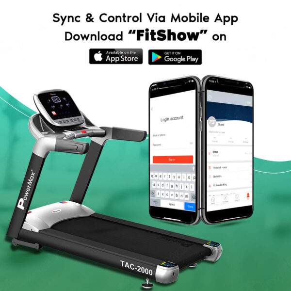 TAC-2000® Commercial AC Motorized Treadmill with Mobile App - Image 4