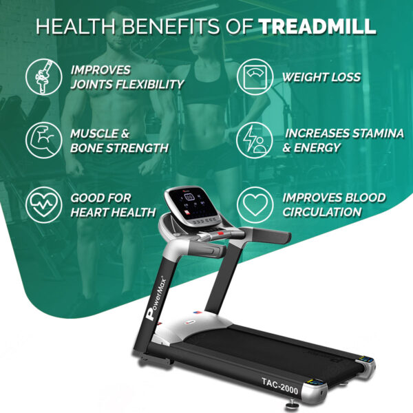 TAC-2000® Commercial AC Motorized Treadmill with Mobile App - Image 6