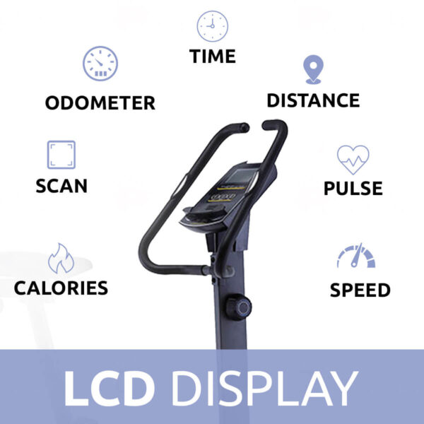 BU-800 Magnetic Upright Bike - Image 3