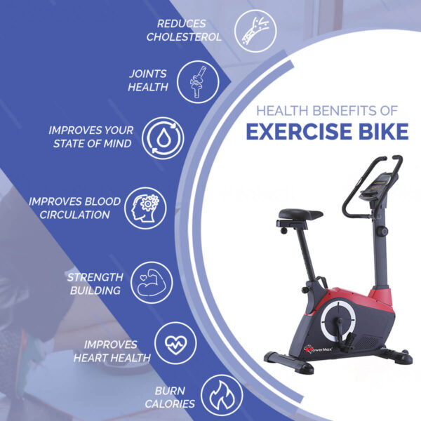 BU-800 Magnetic Upright Bike - Image 5