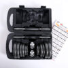 PDS-20 Dumbbells Set Metal Plates + Dumbbell Rods Home Gym - Image 4