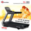 TAC-3800® Commercial Motorised AC Treadmill - Image 10