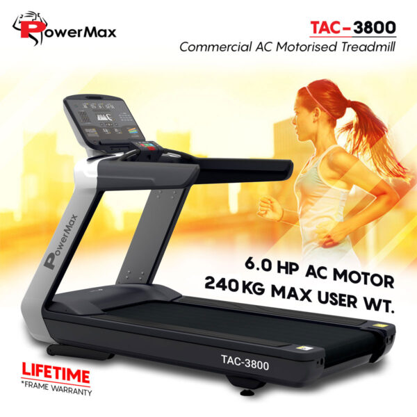TAC-3800® Commercial Motorised AC Treadmill - Image 10