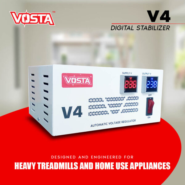 Vosta V4 Digital Stabilizer - Input: 180~270 VAC & Output: 220 VAC (±9%) - Image 2