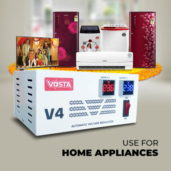 Vosta V4 Digital Stabilizer - Input: 180~270 VAC & Output: 220 VAC (±9%) - Image 9