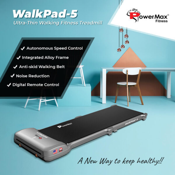 WalkPad-5® Ultra-Thin Walking Fitness Treadmill with Remote control - Image 2