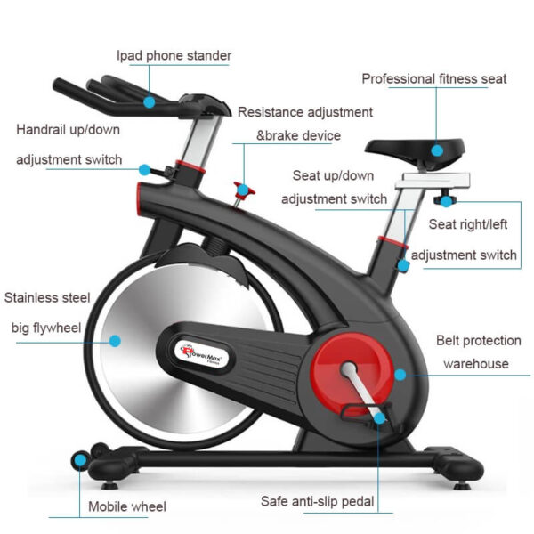 B-S2 Home Use Group Bike/Spin Bike - Image 12