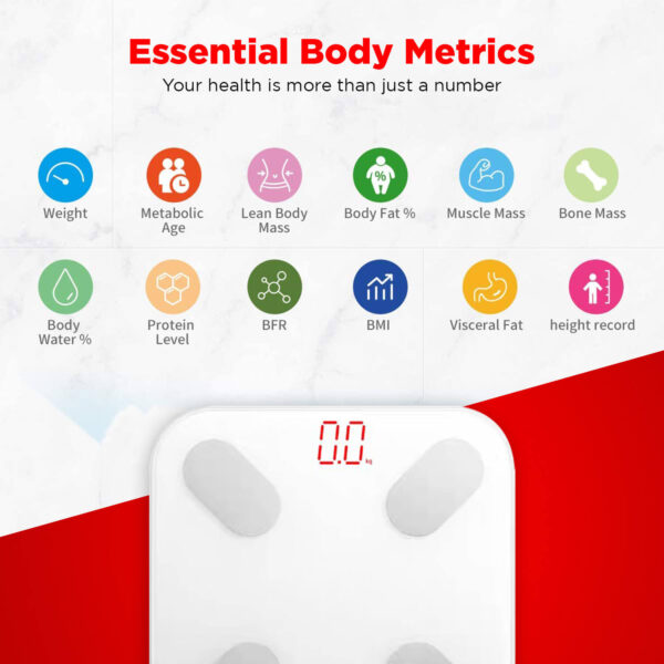 BCA-150 Smart Bluetooth Body Fat Scale - Image 3