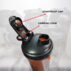 PSB-6S-C (600ml) Protein Shaker Bottle with Single Storage - Image 5