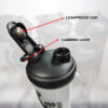 PSB-6S-W (600ml) Protein Shaker Bottle with Single Storage - Image 5