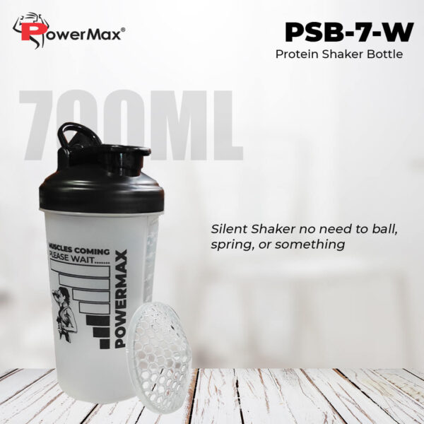 PSB-7-W (700ml) Protein Shaker Bottle - Image 2