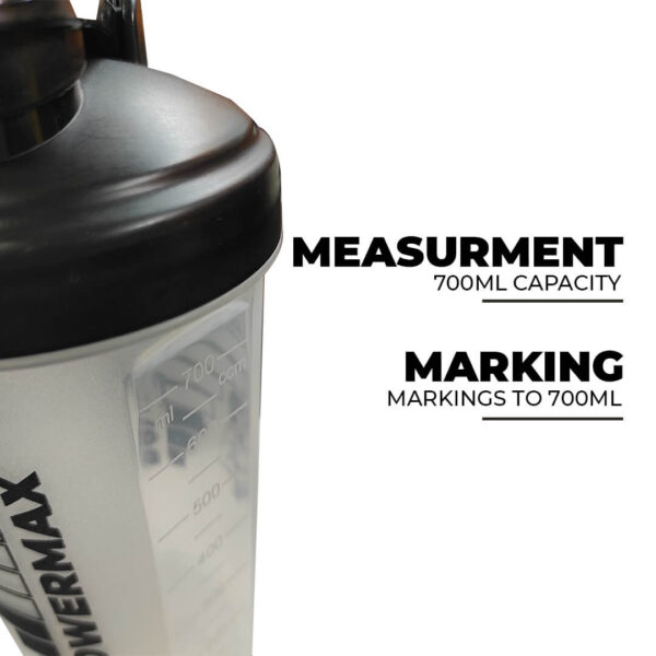 PSB-7-W (700ml) Protein Shaker Bottle - Image 4