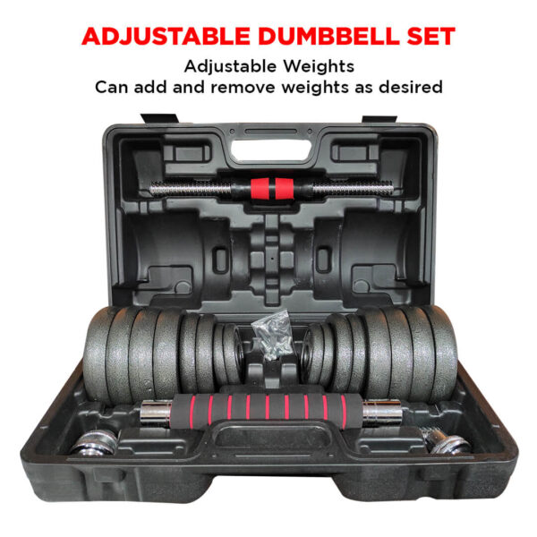 PDS-30 Baking Iron Dumbbells Set - Image 5