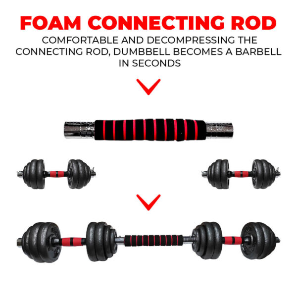 PDS-30 Baking Iron Dumbbells Set - Image 6