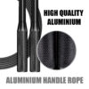 JA-3 (Black) Exercise Speed Jump Rope With Adjustable Cable - Image 9