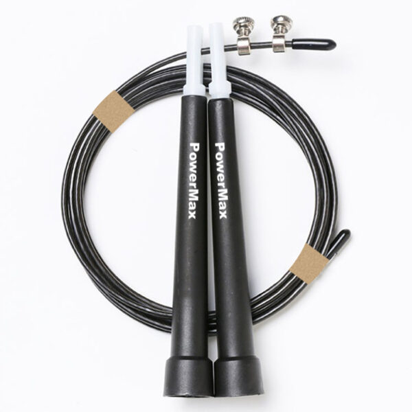 JP-2 (Black)  Exercise Speed Jump Rope With Adjustable Cable - Image 2