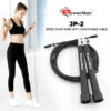 JP-2 (Black)  Exercise Speed Jump Rope With Adjustable Cable - Image 3