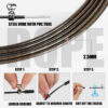 JP-2 (Black)  Exercise Speed Jump Rope With Adjustable Cable - Image 6