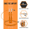 JP-2 (Orange)  Exercise Speed Jump Rope With Adjustable Cable - Image 4
